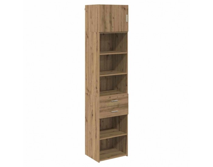 Sonata H Висок шкаф с чекмедже Дъб 50 x 42,5 x 225 см Инженерно дърво