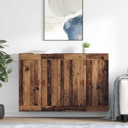 Sonata H Стенно монтирани шкафове 2 pcs Старо дърво 69,5 x 34 x 90 см - Corpuri, vitrine, biblioteci modulare