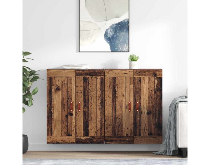 Sonata H Стенно монтирани шкафове 2 pcs Старо дърво 69,5 x 34 x 90 см