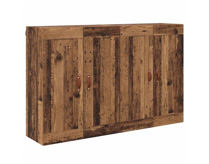 Sonata H Стенно монтирани шкафове 2 pcs Старо дърво 69,5 x 34 x 90 см