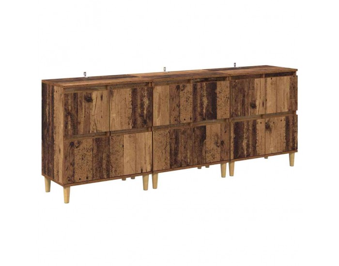 Sonata H Скейдбордове 3 pcs Старо дърво 60 x 35 x 70 cm Инженерно дърво
