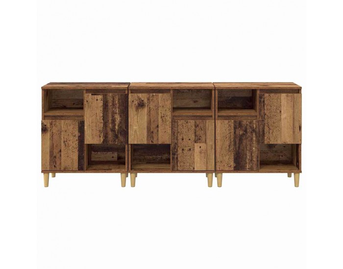 Sonata H Скейдбордове 3 pcs Старо дърво 60 x 35 x 70 cm Инженерно дърво