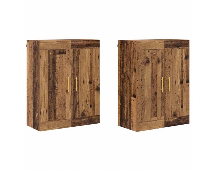 Sonata H Стенно монтирани шкафове 2 pcs Старо дърво 69,5 x 34 x 90 см