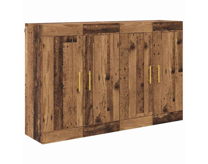 Sonata H Стенно монтирани шкафове 2 pcs Старо дърво 69,5 x 34 x 90 см