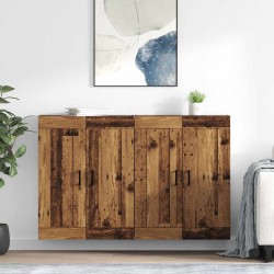 Sonata H Стенно монтирани шкафове 2 pcs Старо дърво 69,5 x 34 x 90 см - Corpuri, vitrine, biblioteci modulare