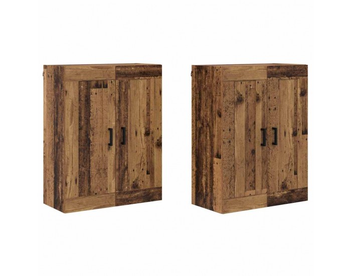 Sonata H Стенно монтирани шкафове 2 pcs Старо дърво 69,5 x 34 x 90 см