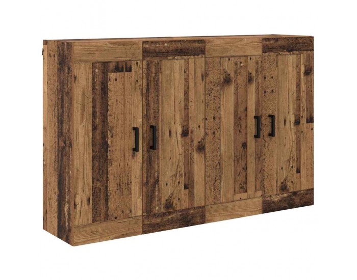 Sonata H Стенно монтирани шкафове 2 pcs Старо дърво 69,5 x 34 x 90 см