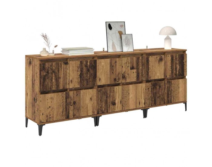 Sonata H Скейдбордове 3 pcs Старо дърво 60 x 35 x 70 cm Инженерно дърво