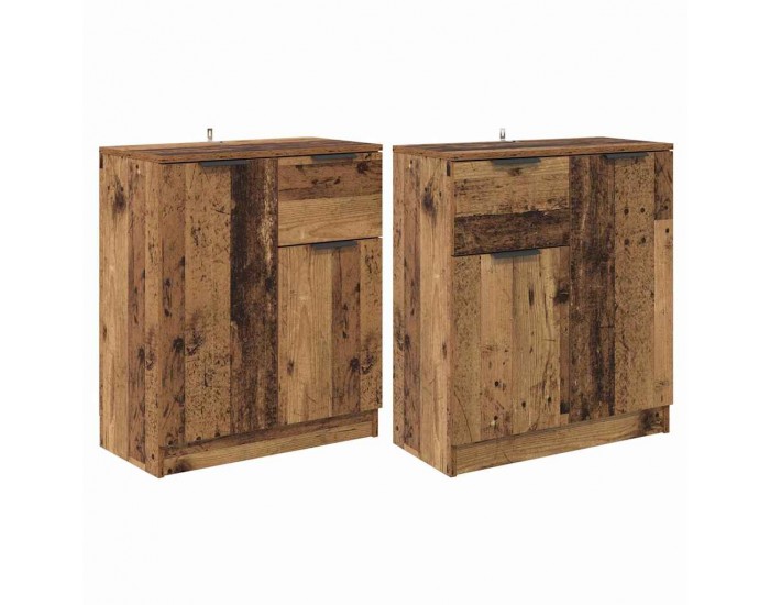 Sonata H Скейдбордове 2 pcs Старо дърво 60 x 30 x 70 см Инженерно дърво