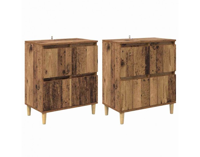 Sonata H Скейдбордове 2 pcs Старо дърво 60 x 35 x 70 cm Инженерно дърво