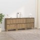 Sonata H Скейдбордове 3 pcs Дъб 60 x 35 x 70 cm Инженерно дърво