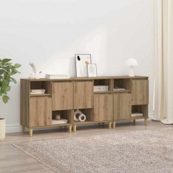 Sonata H Скейдбордове 3 pcs Дъб 60 x 35 x 70 cm Инженерно дърво - Corpuri, vitrine, biblioteci modulare