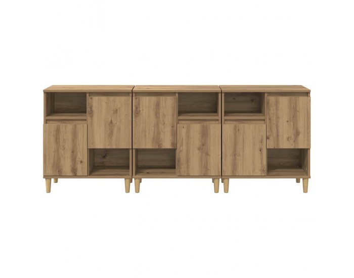 Sonata H Скейдбордове 3 pcs Дъб 60 x 35 x 70 cm Инженерно дърво