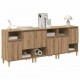 Sonata H Скейдбордове 3 pcs Дъб 60 x 35 x 70 cm Инженерно дърво