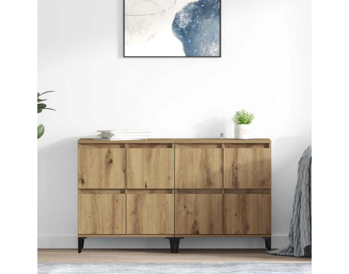 Sonata H Скейдбордове 2 pcs Дъб 60 x 35 x 70 cm Инженерно дърво