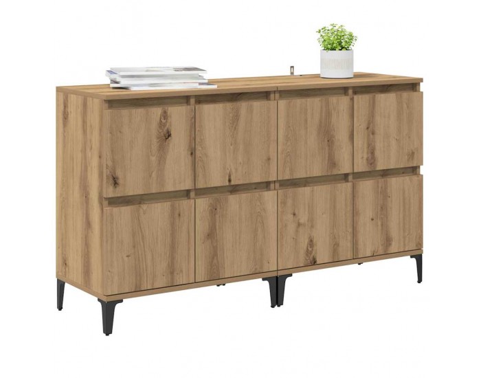 Sonata H Скейдбордове 2 pcs Дъб 60 x 35 x 70 cm Инженерно дърво