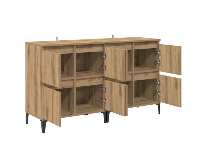 Sonata H Скейдбордове 2 pcs Дъб 60 x 35 x 70 cm Инженерно дърво