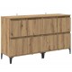 Sonata H Скейдбордове 2 pcs Дъб 60 x 35 x 70 cm Инженерно дърво