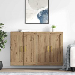 Sonata H Стенно монтирани шкафове 2 pcs Дъб 69,5 x 34 x 90 см - Corpuri, vitrine, biblioteci modulare