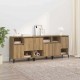 Sonata H Скейдбордове 3 pcs Дъб 60 x 35 x 70 cm Инженерно дърво