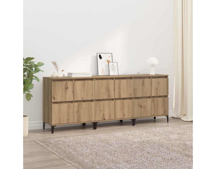 Sonata H Скейдбордове 3 pcs Дъб 60 x 35 x 70 cm Инженерно дърво