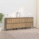 Sonata H Скейдбордове 3 pcs Дъб 60 x 35 x 70 cm Инженерно дърво