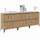 Sonata H Скейдбордове 3 pcs Дъб 60 x 35 x 70 cm Инженерно дърво