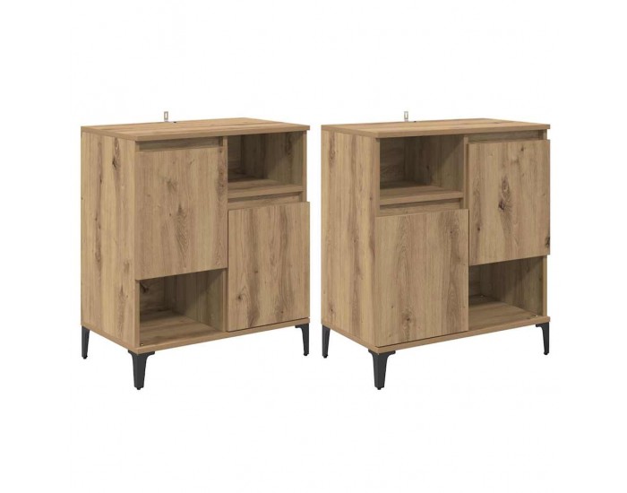 Sonata H Скейдбордове 2 pcs Дъб 60 x 35 x 70 cm Инженерно дърво