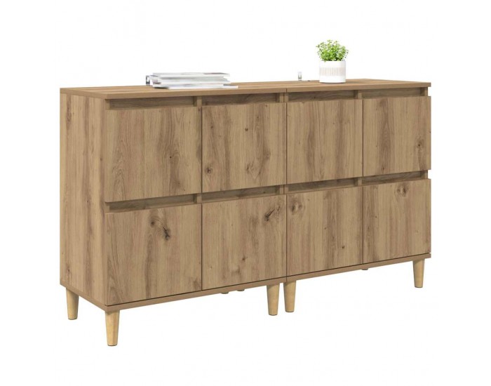 Sonata H Скейдбордове 2 pcs Дъб 60 x 35 x 70 cm Инженерно дърво