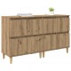 Sonata H Скейдбордове 2 pcs Дъб 60 x 35 x 70 cm Инженерно дърво