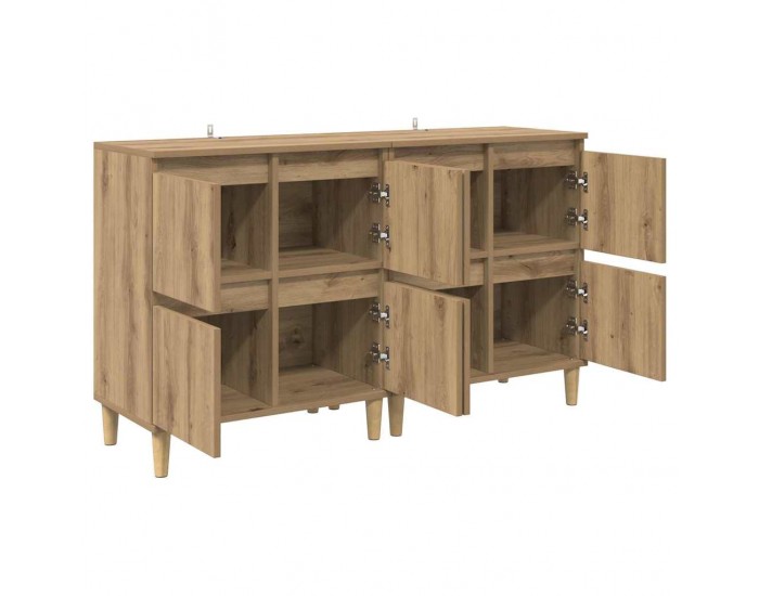 Sonata H Скейдбордове 2 pcs Дъб 60 x 35 x 70 cm Инженерно дърво