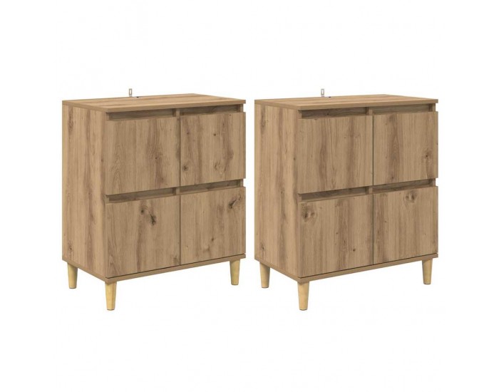 Sonata H Скейдбордове 2 pcs Дъб 60 x 35 x 70 cm Инженерно дърво