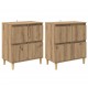 Sonata H Скейдбордове 2 pcs Дъб 60 x 35 x 70 cm Инженерно дърво