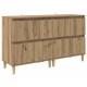 Sonata H Скейдбордове 2 pcs Дъб 60 x 35 x 70 cm Инженерно дърво
