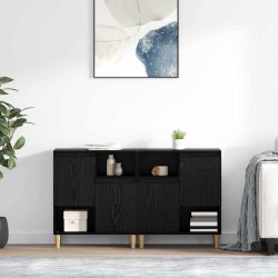 Sonata H Скейдбордове 2 pcs Черния дъб 60 x 35 x 70 cm Инженерно дърво - Corpuri, vitrine, biblioteci modulare