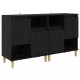 Sonata H Скейдбордове 2 pcs Черния дъб 60 x 35 x 70 cm Инженерно дърво