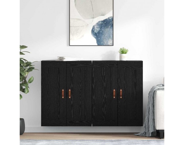 Sonata H Стенно монтирани шкафове 2 pcs Черния дъб 69,5 x 34 x 90 см