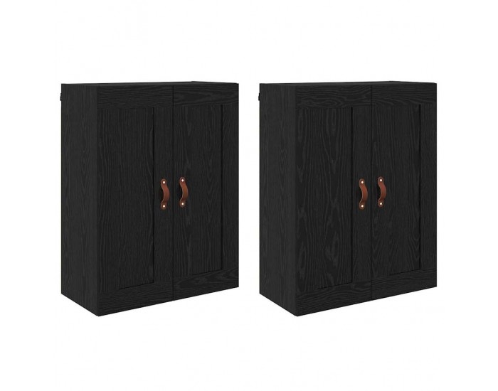 Sonata H Стенно монтирани шкафове 2 pcs Черния дъб 69,5 x 34 x 90 см