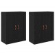 Sonata H Стенно монтирани шкафове 2 pcs Черния дъб 69,5 x 34 x 90 см