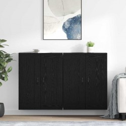 Sonata H Стенно монтирани шкафове 2 pcs Черния дъб 69,5 x 34 x 90 см - Corpuri, vitrine, biblioteci modulare