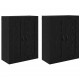 Sonata H Стенно монтирани шкафове 2 pcs Черния дъб 69,5 x 34 x 90 см