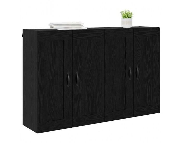 Sonata H Стенно монтирани шкафове 2 pcs Черния дъб 69,5 x 34 x 90 см