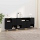 Sonata H Скейдбордове 3 pcs Черния дъб 60 x 35 x 70 cm Инженерно дърво