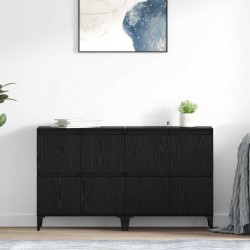 Sonata H Скейдбордове 2 pcs Черния дъб 60 x 35 x 70 cm Инженерно дърво - Corpuri, vitrine, biblioteci modulare