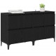 Sonata H Скейдбордове 2 pcs Черния дъб 60 x 35 x 70 cm Инженерно дърво