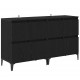 Sonata H Скейдбордове 2 pcs Черния дъб 60 x 35 x 70 cm Инженерно дърво