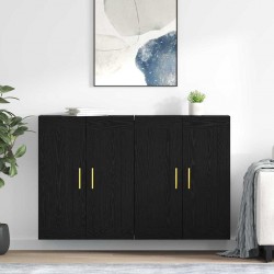 Sonata H Стенно монтирани шкафове 2 pcs Черния дъб 69,5 x 34 x 90 см - Corpuri, vitrine, biblioteci modulare