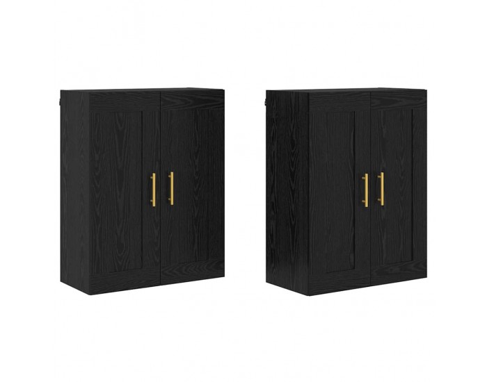 Sonata H Стенно монтирани шкафове 2 pcs Черния дъб 69,5 x 34 x 90 см
