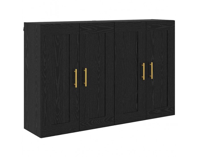 Sonata H Стенно монтирани шкафове 2 pcs Черния дъб 69,5 x 34 x 90 см