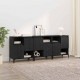Sonata H Скейдбордове 3 pcs Черния дъб 60 x 35 x 70 cm Инженерно дърво